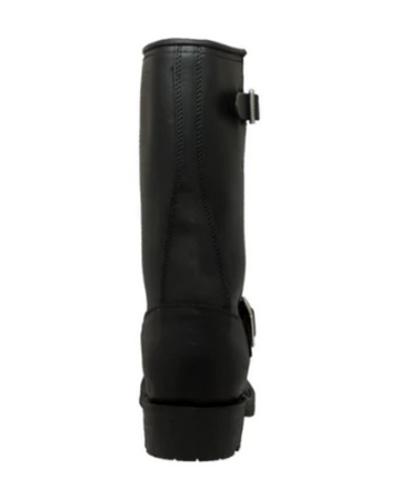 Men's Black Engineer Style - Soft Toe